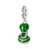 Diy Jewelry Accessories Rose Spirit Snake Pendant Beads Silver Plated Dripping Oil