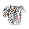 Diy Jewelry Accessories Rose Spirit Snake Pendant Beads Silver Plated Dripping Oil