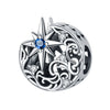 Diy Jewelry Accessories S925 Sterling Silver Star Moon Isolation Bead For Women With Dripping Oil Design