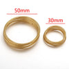 Diy Jewelry Accessories Stainless Steel Circle Pendant With Spiral And Totem Pattern Integrated Non Welding Ring Electroplated
