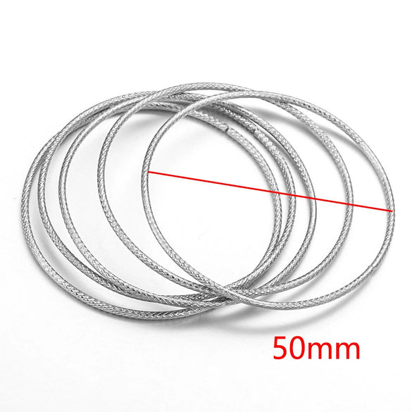 Diy Jewelry Accessories Stainless Steel Circle Pendant With Spiral And Totem Pattern Integrated Non Welding Ring Electroplated