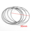 Diy Jewelry Accessories Stainless Steel Circle Pendant With Spiral And Totem Pattern Integrated Non Welding Ring Electroplated