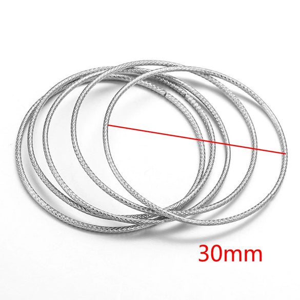 Diy Jewelry Accessories Stainless Steel Circle Pendant With Spiral And Totem Pattern Integrated Non Welding Ring Electroplated