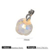 Diy Jewelry Accessories Stainless Steel Crystal Pendant With Starfish Fivepointed Star Heartshaped Electroplated