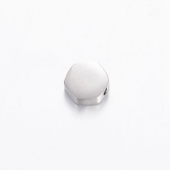 Diy Jewelry Accessories Stainless Steel Polished Perforated Beads With Love Aircraft Moon Cross Stars Fishtail Shapes And Electroplating Treatment