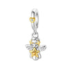 Diy Jewelry Accessories 925 Sterling Silver Charm With Heart Angel Wings Tree Of Life Star Beads Pendant For Bracelet Necklace With Dripping Oil Design