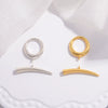 Diy Jewelry Accessories 925 Sterling Silver Round Elbow Ot Buckle Pearl Bracelet Necklace Ending Connection Buckle Electroplated