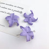 Diy Jewelry Acrylic Fivepetal Flower Pendant Accessories With Colorplated Spray Paint And Iris Throughhole Design