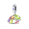 Diy Jewelry Beads Bracelet Copper Plated 925 Silver Luminous Chameleon Firefly Style With Dripping Oil Treatment