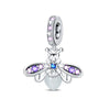 Diy Jewelry Beads Bracelet Copper Plated 925 Silver Luminous Chameleon Firefly Style With Dripping Oil Treatment