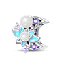 Diy Jewelry Beads Bracelet Copper Plated 925 Silver Luminous Chameleon Firefly Style With Dripping Oil Treatment
