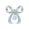 Diy Jewelry Bracelet Accessories Airplane Bicycle Bow Ballet Charm Copper Silver Plated Dripping Oil