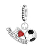 Diy Jewelry Bracelet Accessories Bluetooth Headset Coffee Beer Guitar Charm Hanging Beads Silver Plated Dripping Oil