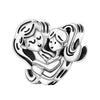 Diy Jewelry Bracelet Accessories Charm Beads Copper Silver Plated Dripping Oil Style