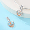 Diy Jewelry Bracelet Accessories Charm Pendant Beads Heart Sun Rainbow Water Fire Energy Copper Silver Plated Dripping Oil Style