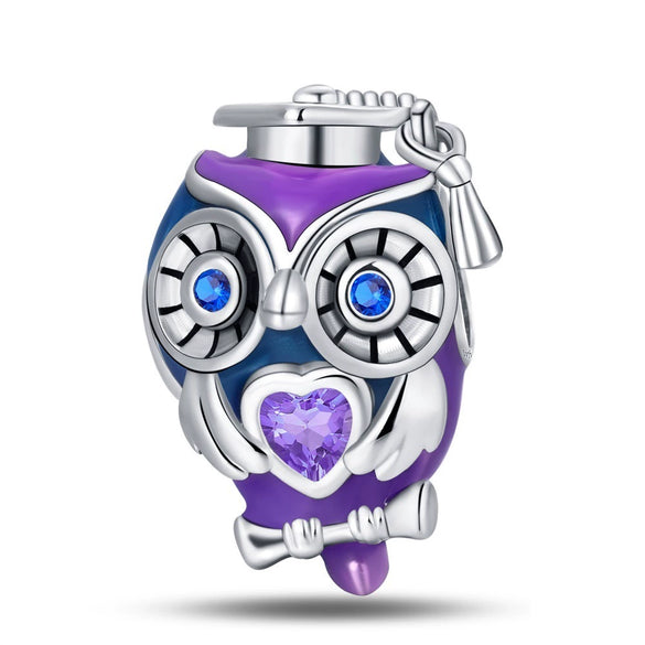 Diy Jewelry Bracelet Accessories Charm Pendant Beads Owl Book Headphones Copper Silver Plated Dripping Oil Original Design