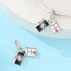 Diy Jewelry Bracelet Accessories Charm Pendant Beads Owl Book Headphones Copper Silver Plated Dripping Oil Original Design