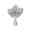 Diy Jewelry Bracelet Accessories Queen Princess Crown Birthday Cake Charm Beads Silver Plated Dripping Oil Style