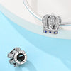 Diy Jewelry Bracelet Accessories Queen Princess Crown Birthday Cake Charm Beads Silver Plated Dripping Oil Style