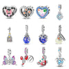 Diy Jewelry Bracelet Accessories Silver Plated Crayfish Crab Luminous Bottle Charm Hanging Beads Dripping Oil Design