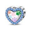 Diy Jewelry Bracelet Accessories Silver Plated Crayfish Crab Luminous Bottle Charm Hanging Beads Dripping Oil Design