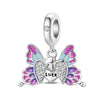 Diy Jewelry Bracelet Accessories Silver Plated Crayfish Crab Luminous Bottle Charm Hanging Beads Dripping Oil Design