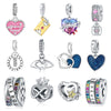 Diy Jewelry Bracelet Accessories Silver Plated Dripping Oil Cross Charm Pendant Beads
