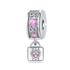 Diy Jewelry Bracelet Accessories Silver Plated Dripping Oil Cross Charm Pendant Beads