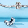 Diy Jewelry Bracelet Accessories Silver Plated Dripping Oil Cross Charm Pendant Beads