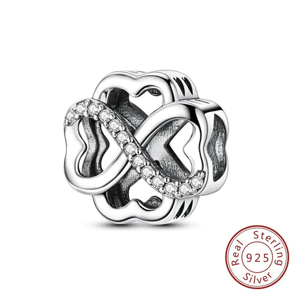 Diy Jewelry Bracelet Accessories 925 Sterling Silver Charm Bow Fixed Clip Rubber Plug Positioning Buckle With Dripping Oil Design