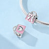 Diy Jewelry Bracelet Accessories 925 Sterling Silver Charm Bow Fixed Clip Rubber Plug Positioning Buckle With Dripping Oil Design