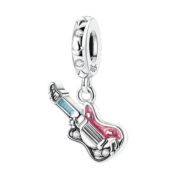 Diy Jewelry Bracelet Accessories 925 Sterling Silver Charm Strawberry Four Leaf Clover Butterfly Chain Beads With Dripping Oil Design