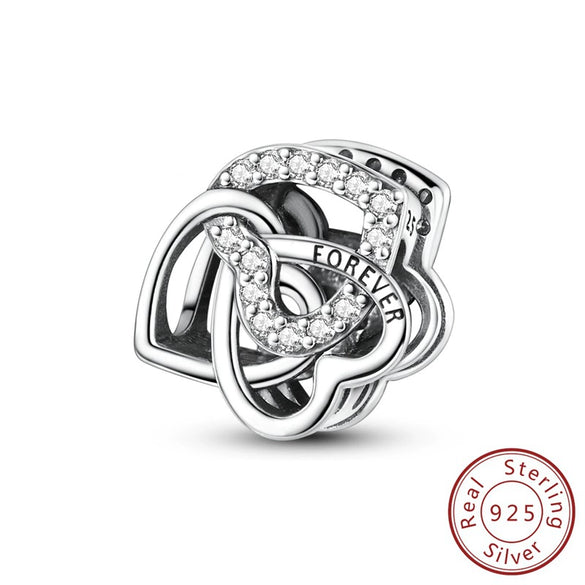 Diy Jewelry Bracelet Accessories 925 Sterling Silver Charm Strawberry Four Leaf Clover Butterfly Chain Beads With Dripping Oil Design