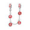 Diy Jewelry Bracelet Silver Plated Hanging Beads Dripping Oil Style