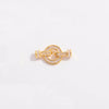 Diy Jewelry Buckle Double Buckle Connector S925 Sterling Silver Microinlaid Zircon Round Pearl Shape Minimalist Style