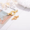 Diy Jewelry Buckle Double Buckle Connector S925 Sterling Silver Microinlaid Zircon Round Pearl Shape Minimalist Style