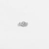 Diy Jewelry Buckle Double Buckle Connector S925 Sterling Silver Microinlaid Zircon Round Pearl Shape Minimalist Style