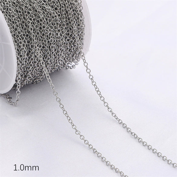 Diy Jewelry Copper Chain Handmade Personality Minimalist 14K Gold Electroplated Accessories