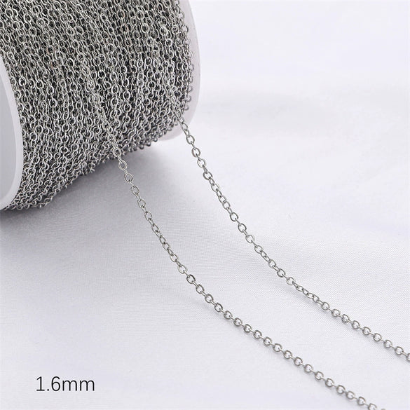 Diy Jewelry Copper Chain Handmade Personality Minimalist 14K Gold Electroplated Accessories