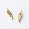 Diy Jewelry Earrings Copper Crown Mermaid Tail Small Wings Real Gold Electroplated With Pearl Decorative Accessories
