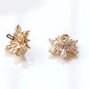 Diy Jewelry Earrings Copper Crown Mermaid Tail Small Wings Real Gold Electroplated With Pearl Decorative Accessories