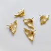 Diy Jewelry Earrings Copper Crown Mermaid Tail Small Wings Real Gold Electroplated With Pearl Decorative Accessories