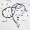 Diy Jewelry Mobile Phone Lanyard Crystal Gem Pearl Diamond Plastic Nylon Metal Buckle Handmade Unisex