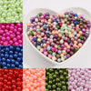 Diy Manual Glue Filler Accessories Nonporous Abs Imitation Pearl Beads Natural Style