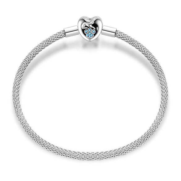 Diy Pendant Beads Bracelet Silver Plated Cat Claw Love Star Original Design Electroplating For Women