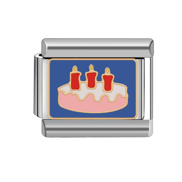 Diy Removable Stitching Fashionable Geometric Stainless Steel Italian Charm Module Bracelet For Unisex