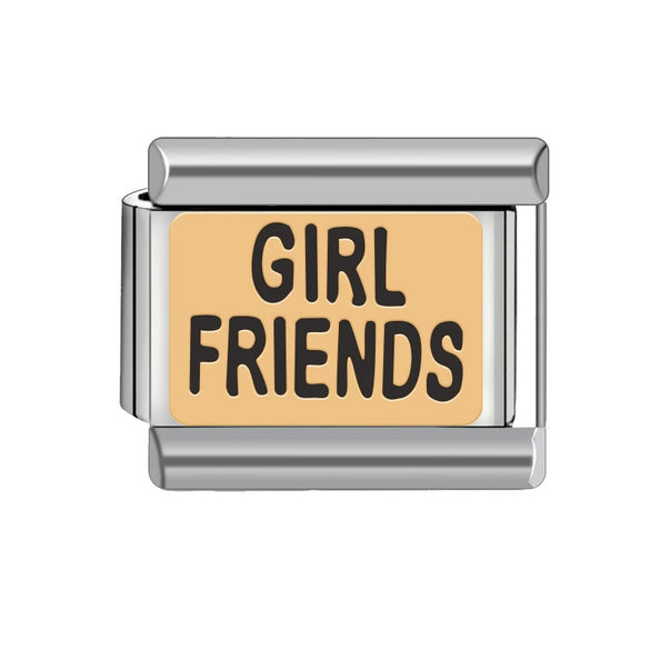 Diy Removable Stitching Fashionable Geometric Stainless Steel Italian Charm Module Bracelet For Unisex