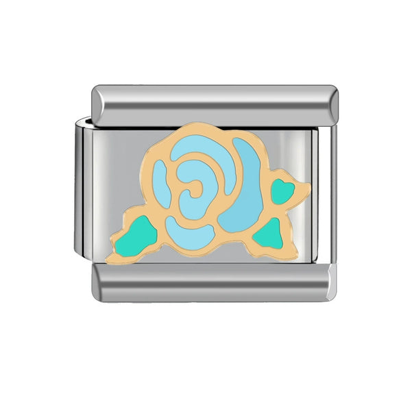 Diy Removable Stitching Fashionable Geometric Stainless Steel Italian Charm Module Bracelet For Unisex