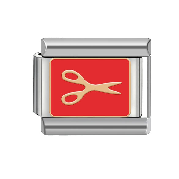 Diy Removable Stitching Fashionable Geometric Stainless Steel Italian Charm Module Bracelet For Unisex