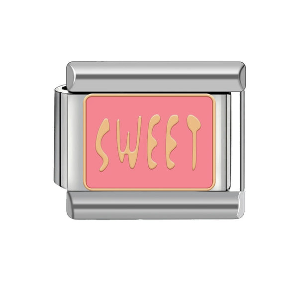 Diy Removable Stitching Fashionable Geometric Stainless Steel Italian Charm Module Bracelet For Unisex